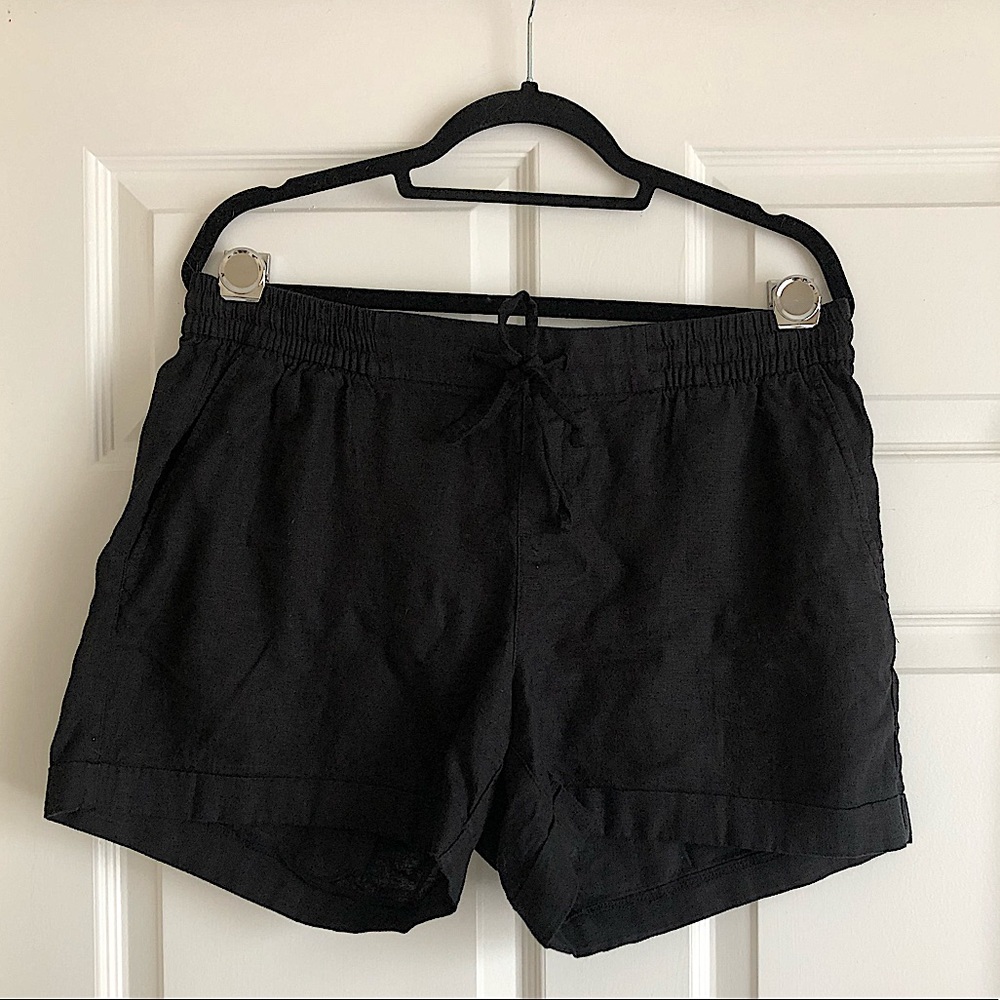 Old Navy Mid-Rise Linen-Blend Shorts